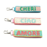 Beaded Dolce Vita Keyrings