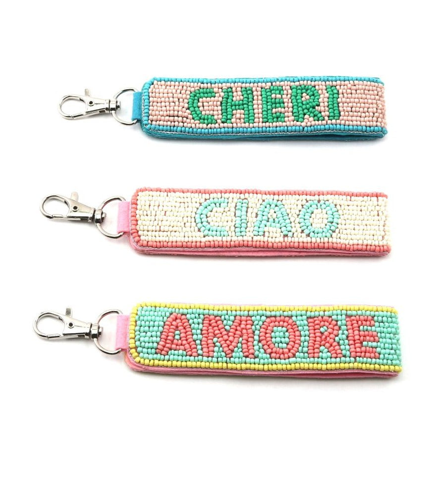 Beaded Dolce Vita Keyrings