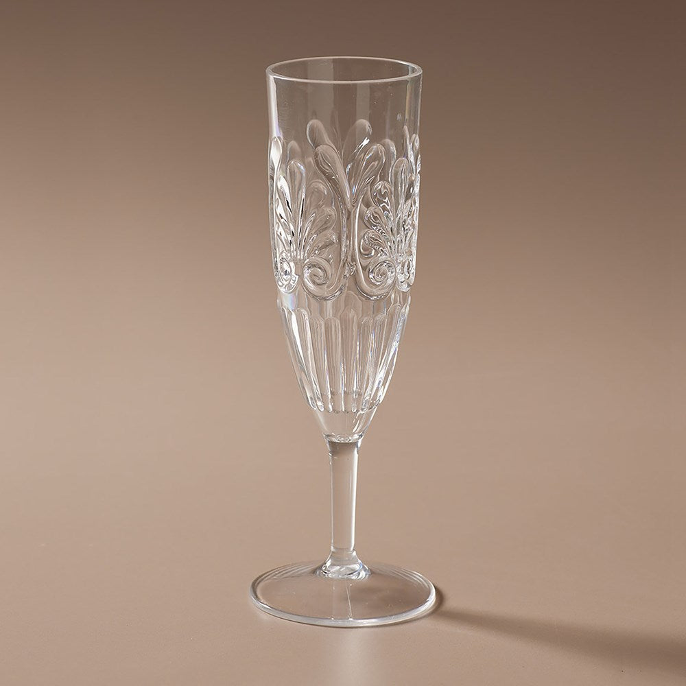 ACRYLIC CHAMPAGNE FLUTE - CLEAR