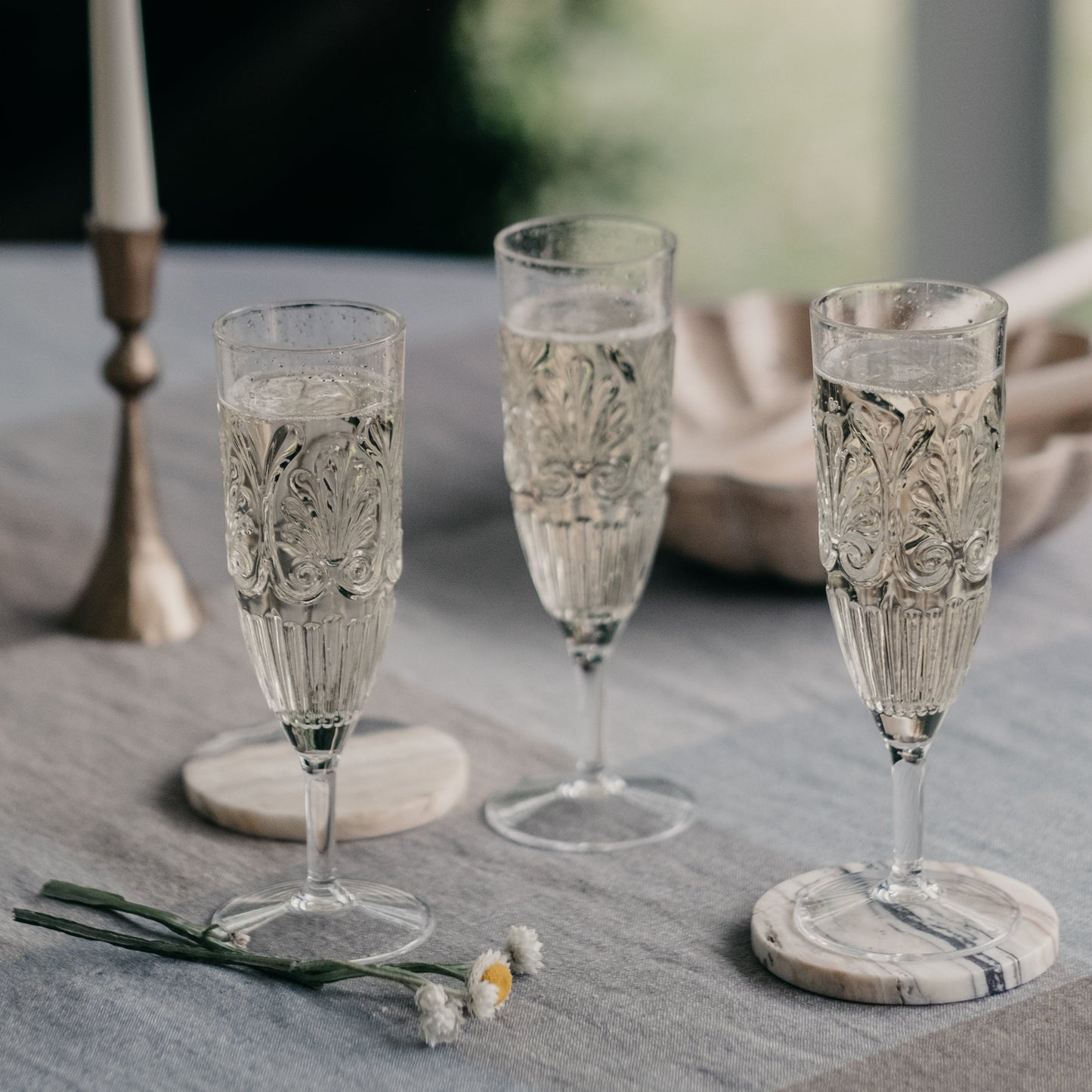 ACRYLIC CHAMPAGNE FLUTE - CLEAR