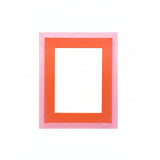 Tiered Tangerine and Pink 5x7 Photo Frame