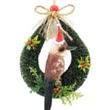 Christmas Door Hanger Wreath - Kookaburra