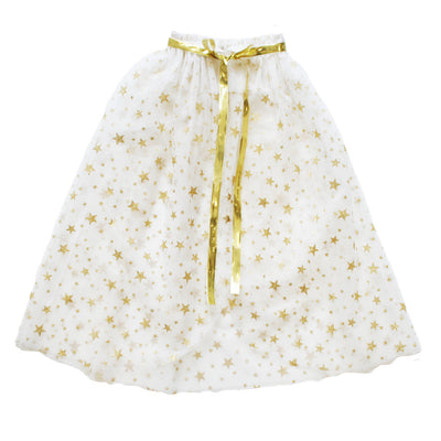TULLE STAR CAPE - IVORY