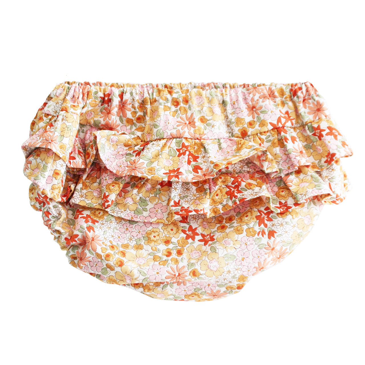 Ruffle Nappy Cover - Sweet Marigold Medium