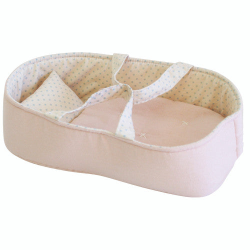 PLAYTIME DOLL CARRIER SET - PALE PINK &  SPOT