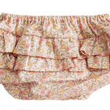 Ruffle Nappy Cover - Blossom Lily Pink Medium