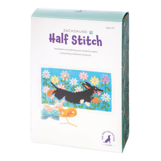 THE DOG COLLECTIVE HALF STITCH KIT - DACHSCHUND