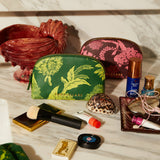 Delphine Cosmetic Pouch - Anise