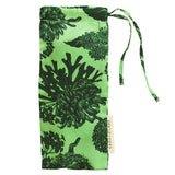 Delphine Silk Eye Mask - Key Lime