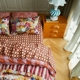 Coralie Silk Pillowcase - Cerulean Standard