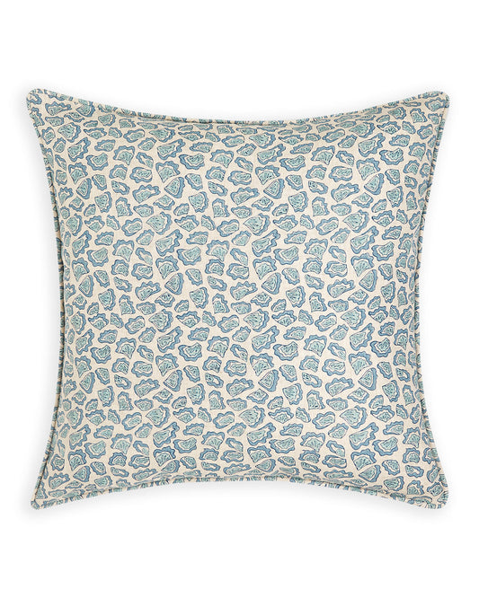 KAUAI FRESH AZURE LINEN CUSHION - 50CM