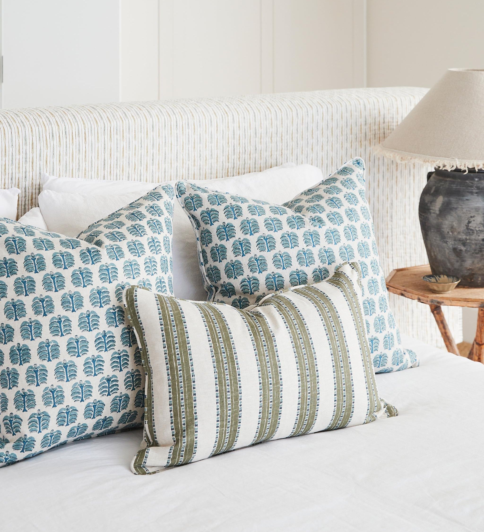 Kesula Slate Linen Cushion - 35cm
