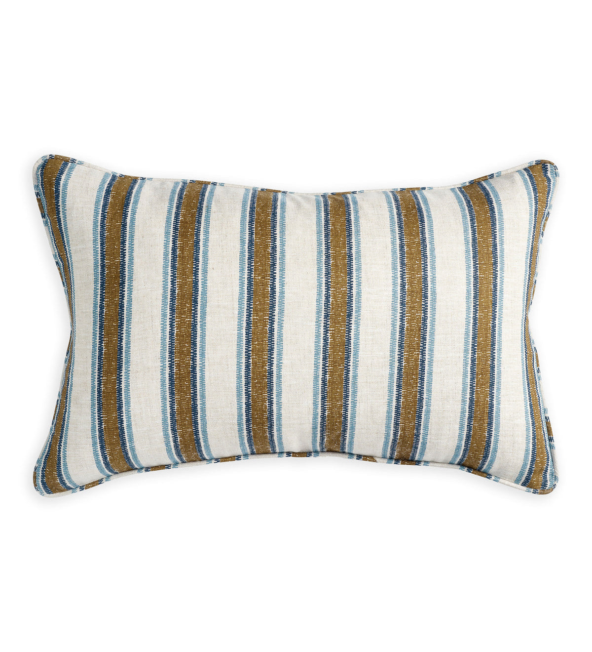 Lido Tobacco Linen Cushion - 35cm