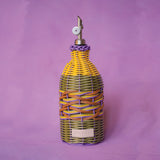 Woven Oil Pourer - Yellow/Lilac