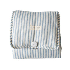 LITTLE TRAVELLER CHANGE MAT - CHAMBRAY STRIPE - GEORGES of Dubai