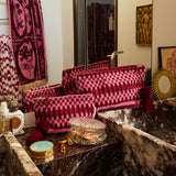 Arlette Terry Pouch - Cosmo Pink Small