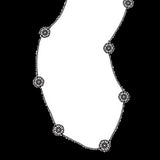 Black Dainty Filigree Necklace