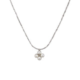 Silver Pearl Evie Necklace