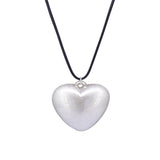 Silver Big Heart Necklace