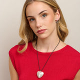 Silver Big Heart Necklace