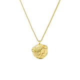 Gold Pressed Coin Necklace