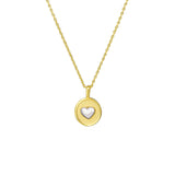 Gold Heart Pop Necklace