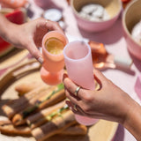 Unbreakable Seff| Champagne Flute | Peach - Petal