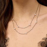 Black Chain and Pearl N/L
