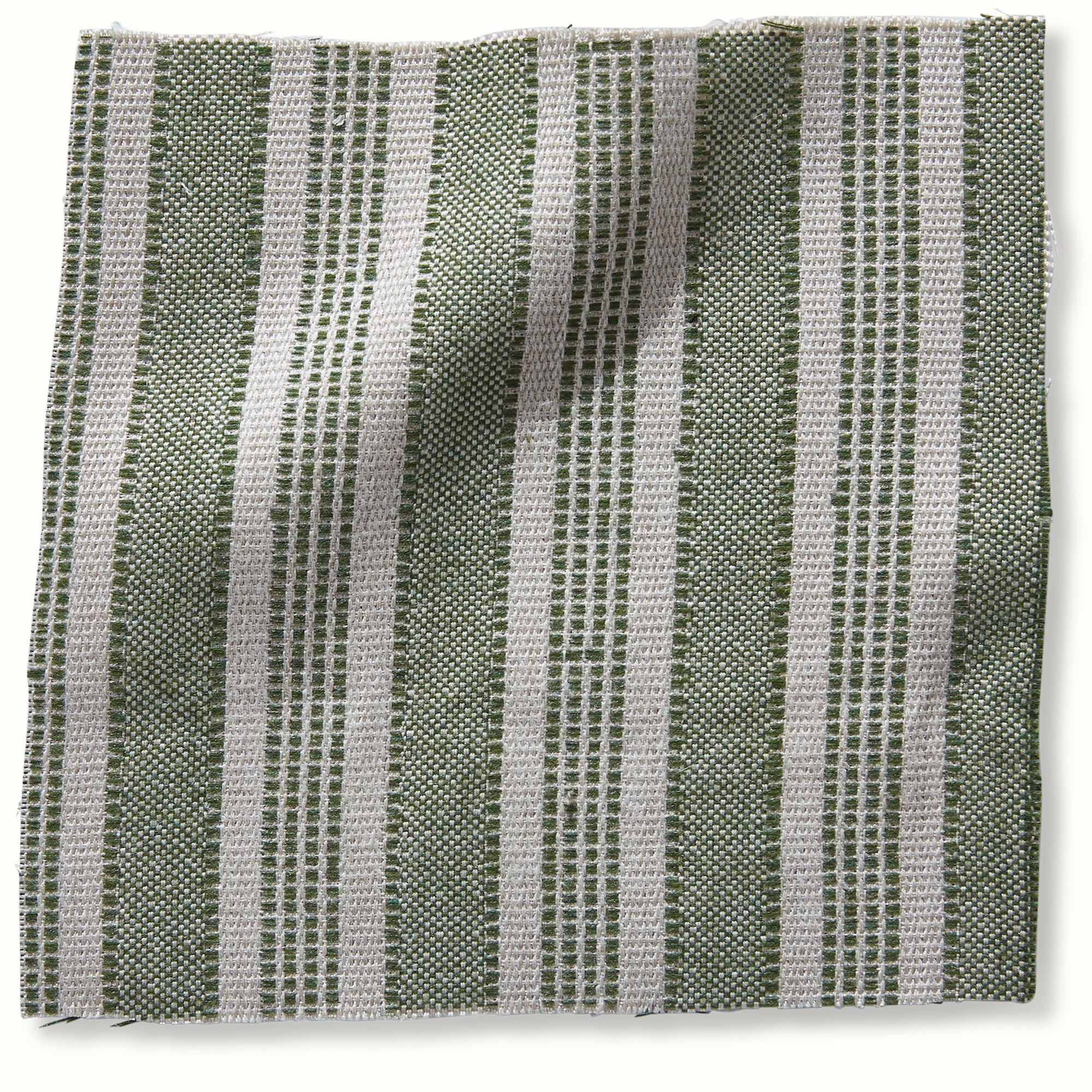 Amida Green on Natural fabric by Peter Dunham, reference 131AMD01