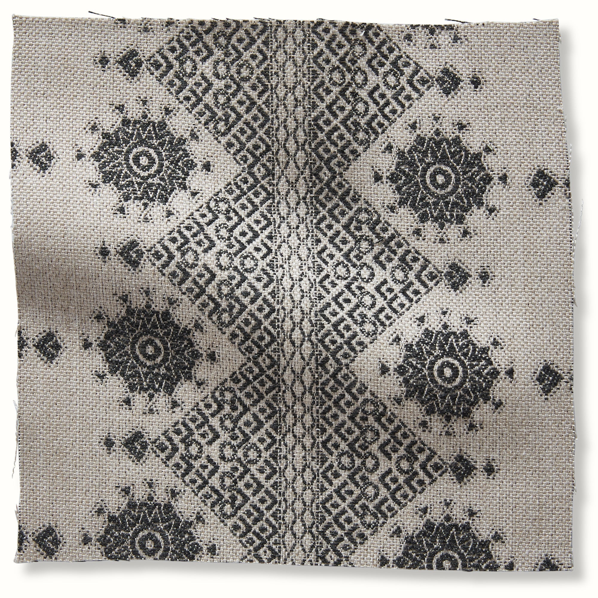 Carmania Charcoal on Natural fabric by Peter Dunham, reference 131CRM05