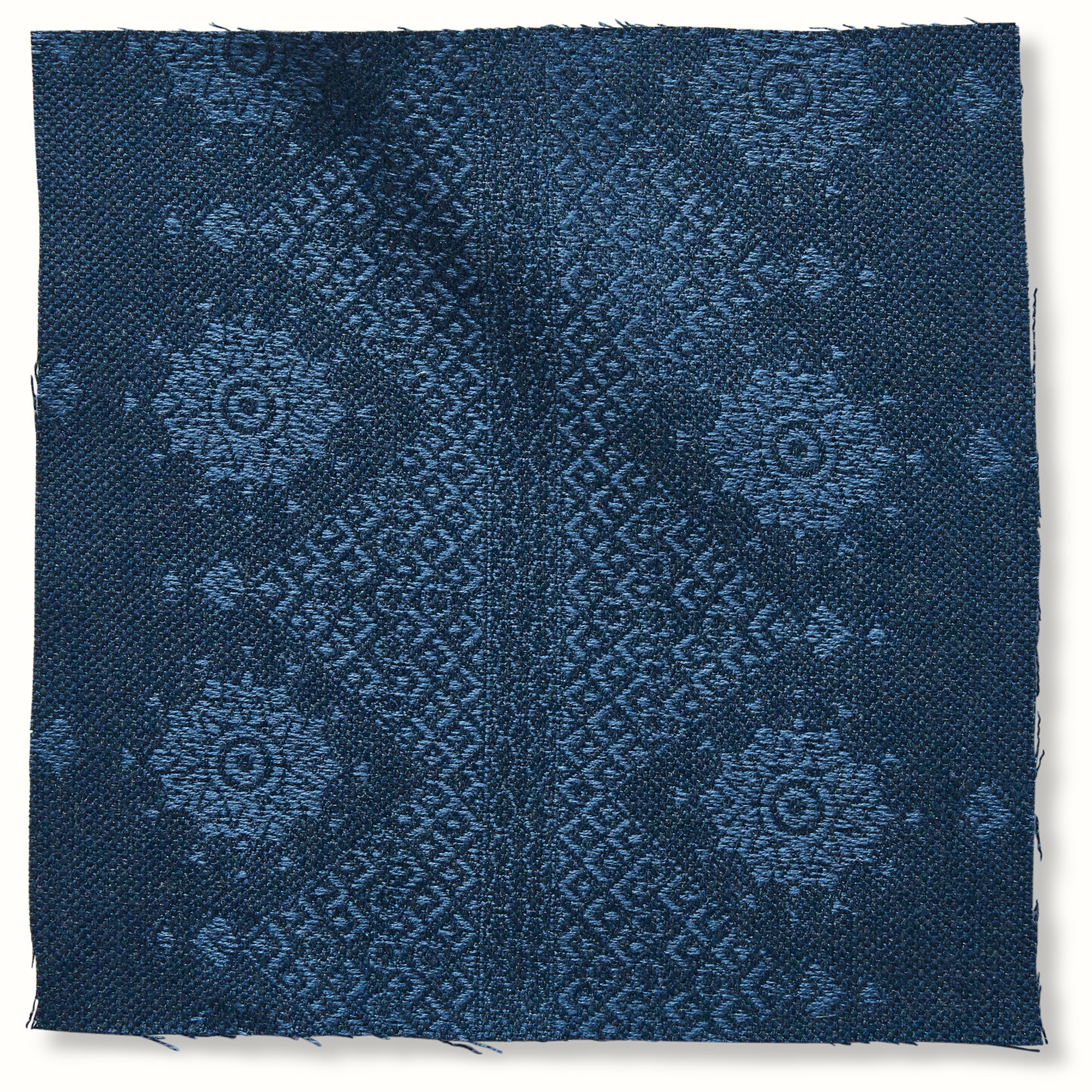 Carmania Midnight on Indigo fabric by Peter Dunham, reference 131CRM08