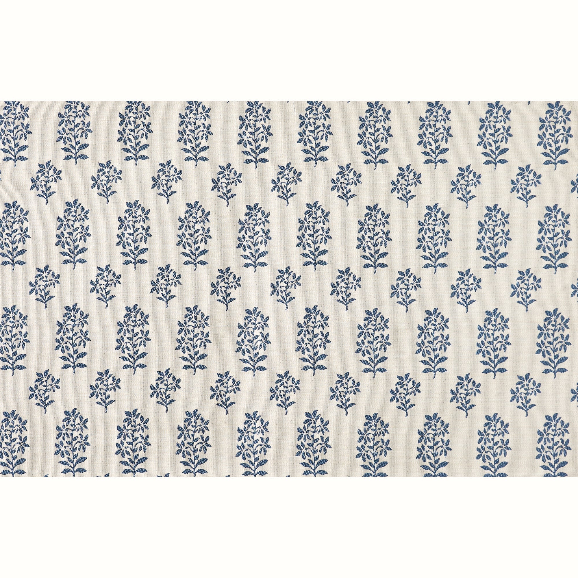 Asha Indigo/White fabric by Peter Dunham shown in detail, reference 131SHA03
