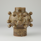 Pip Ceramic Vase Brown