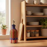 Woven Oil Pourer - Green/Red