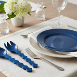 Gisele Salad Servers - Azure