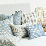 Lido Byzantine Linen Cushion - 55cm