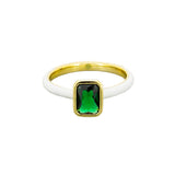 Emerald Alexis Ring