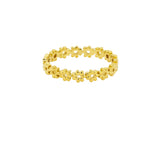 Gold Mini Daisy Chain Band Ring