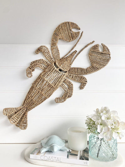 LOBSTER WOVEN WALL HANGING - NATURAL