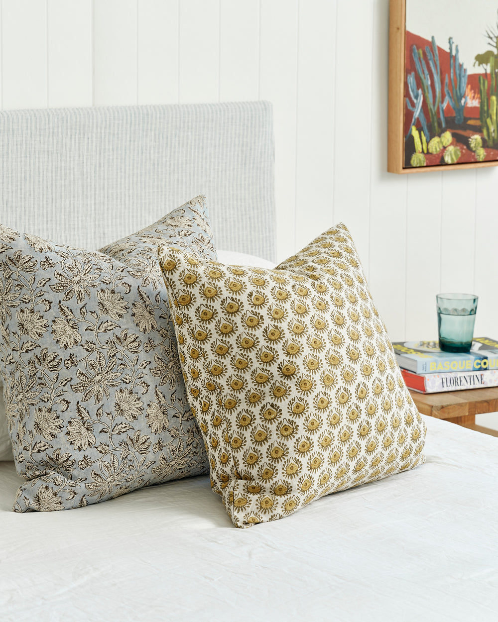 ULUWATU SAHARA LINEN CUSHION - 55CM