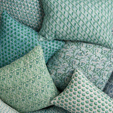 Scopello Emerald Linen Cushion - 50cm
