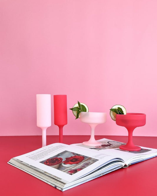 UNBREAKABLE SEFF | CHAMPAGNE FLUTES | CHERRY - BLUSH