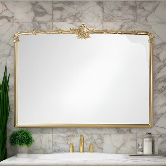 TRADITIONAL MANTEL WALL MIRROR