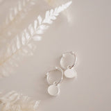 Flat Disc Hoop - Silver