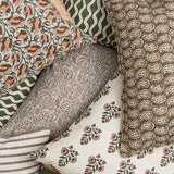 Simrane Rosewood Linen Cushion - 35cm