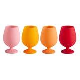 Unbreakable Stemm | Wine Glasses | Sunset 4pc