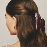 Tash Maroon Hair Clip