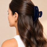 Tash Navy hair Clip