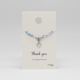 Teacher Heart Disc Pendant Bracelet - Liberty