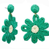 Raffia Daisy Earring